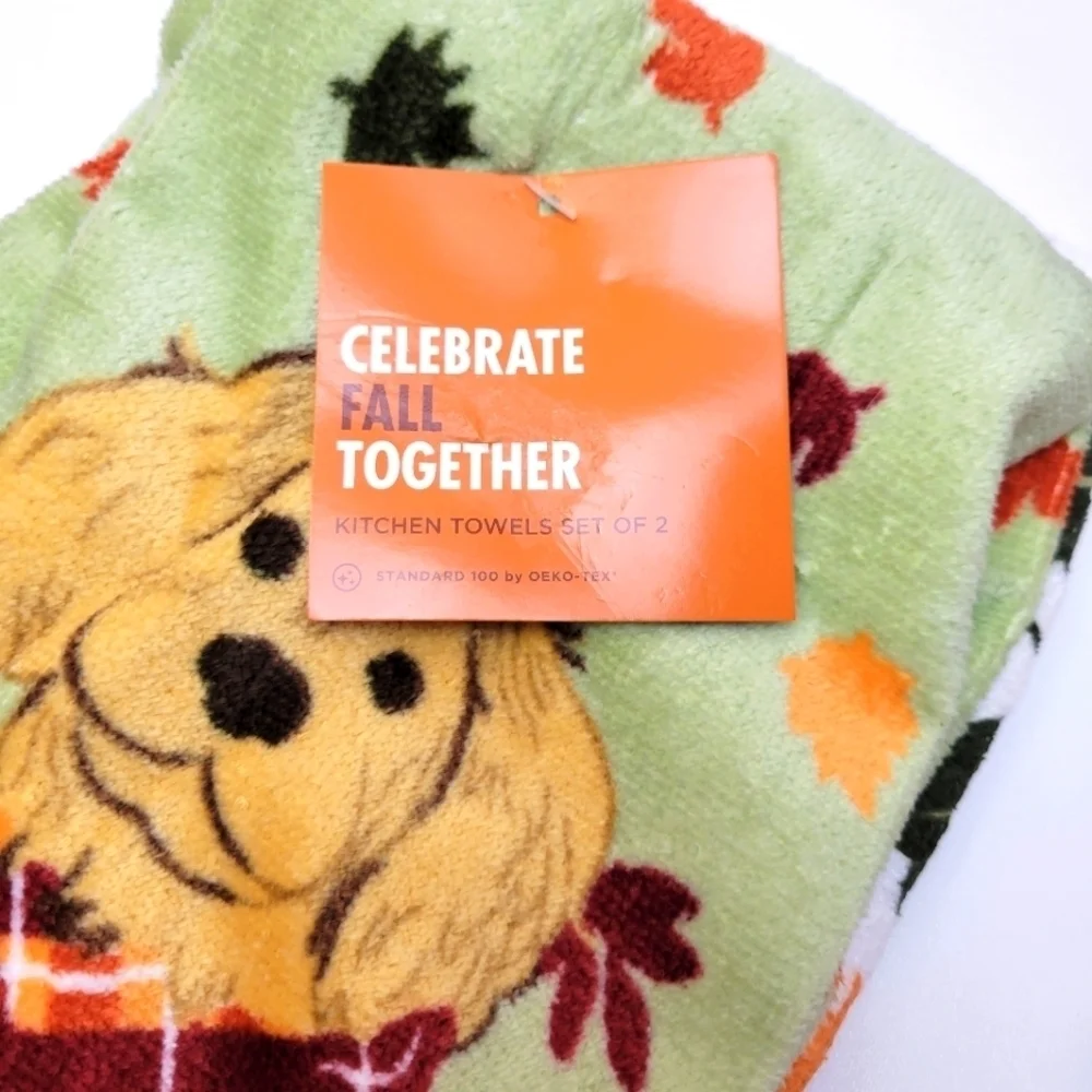 Fall kitchen towels labs